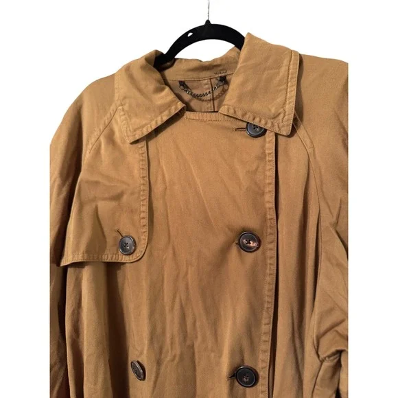 Dries Van Noten Classic Beige Long Trench Coat Double Breasted Belted